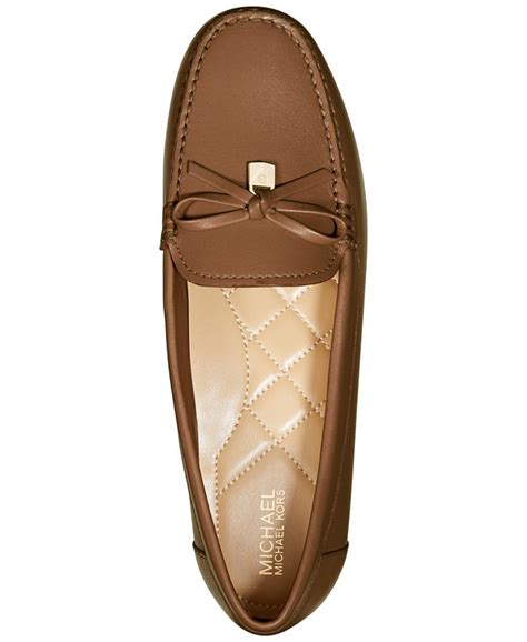 michael michael kors women's juliette moccasin flats|michael kors loafer flats.